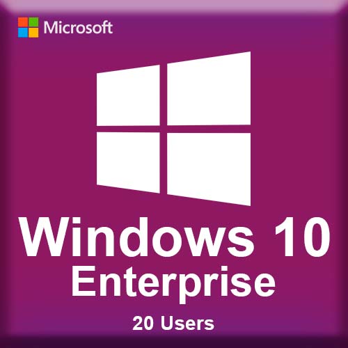 Microsoft Windows 10 Enterprise 20 Users